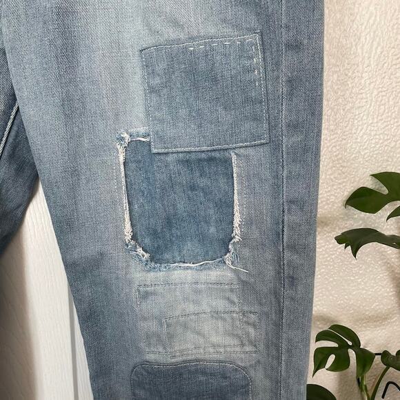 Anthropologie Holding Horses Gable Patchwork Boyfriend Jeans - Picture 5 of 6